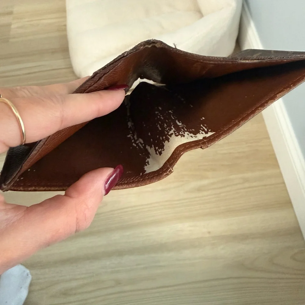 Louis Vuitton Brown Monogram Bi-Fold Wallet